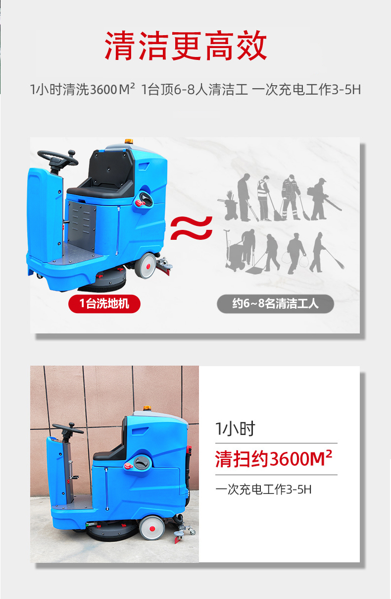 贵港驾驶式洗地机更适合用在高铁站